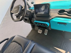 Teal TEKO TURBO Lithium Golf Cart 04